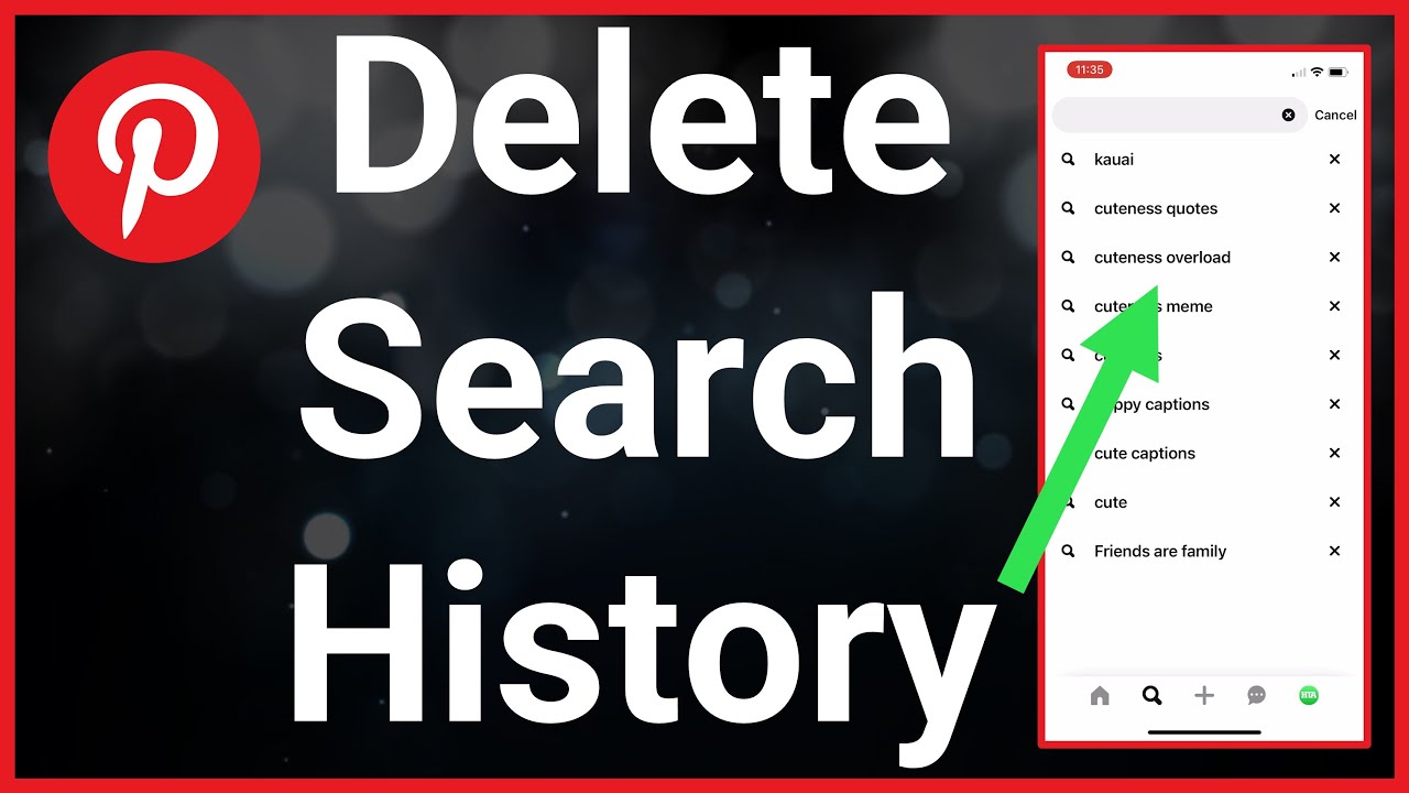 How to Clear Pinterest Search History
