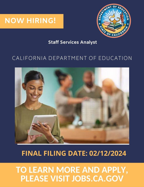 California Department of Education Jobs