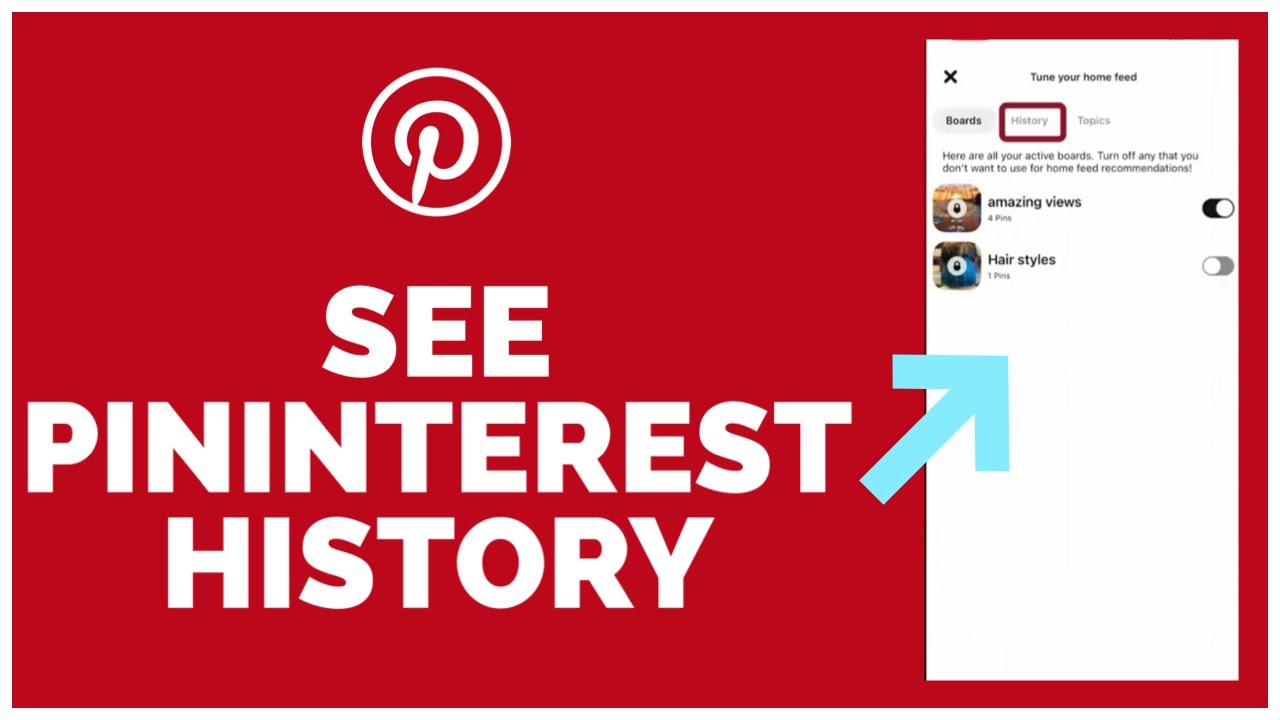 Pinterest Search History